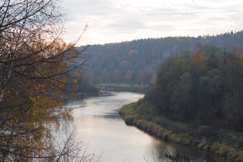 Free stock image of A view of Gauja River in Fall created by Janis Urtans