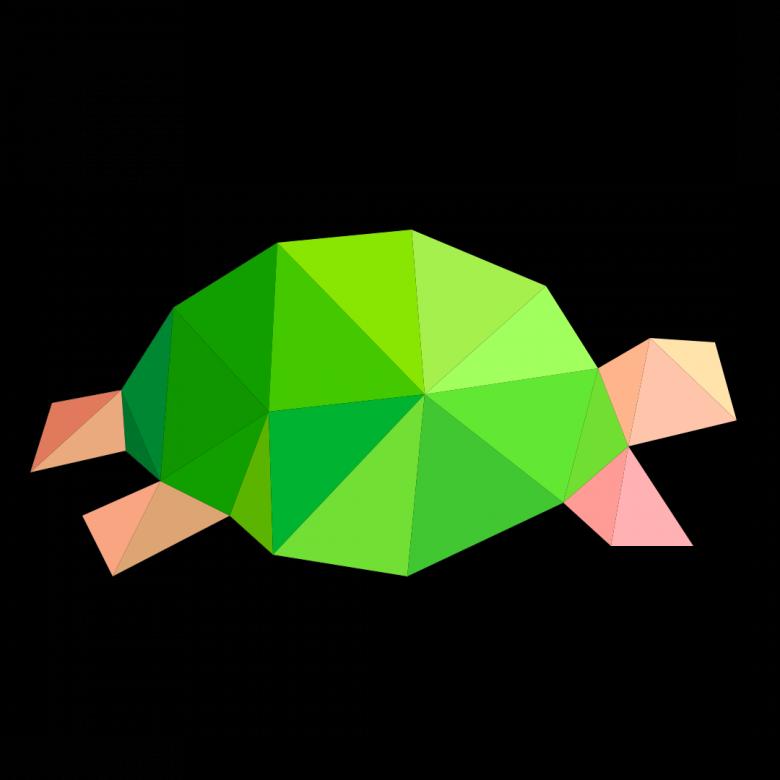 Free stock image of Polygonal Turtle created by Helen