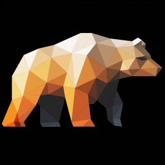Polygonal Bear - Free Stock Photo