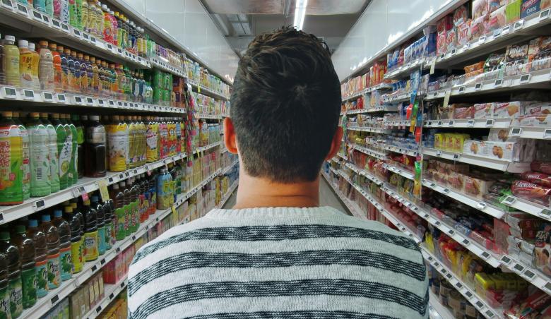 Free stock image of Man in Grocery Store created by mohamed hassan