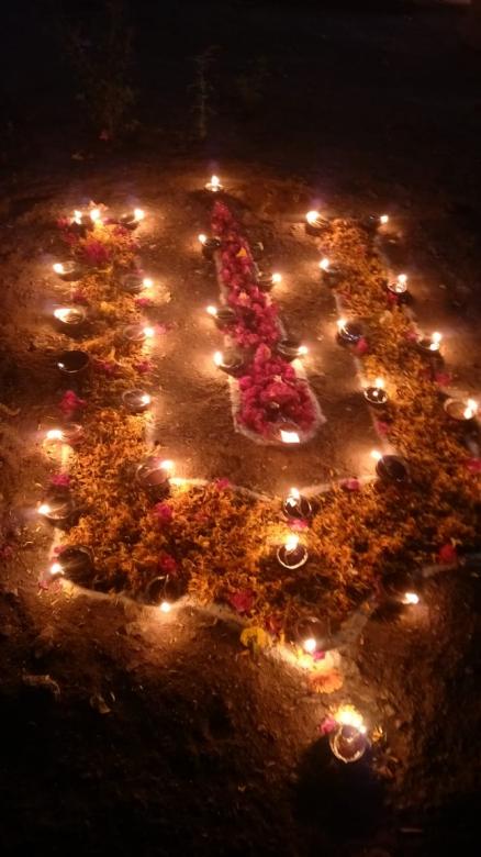 Free stock image of A devotional sacred mark created by Kanduri Narasimha Charyulu