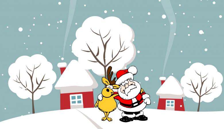 Free stock image of Santa and snow created by mohamed hassan