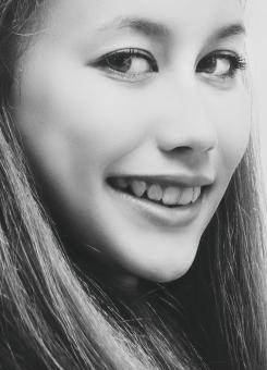 Portrait of Smiling Girl - Free Stock Photo