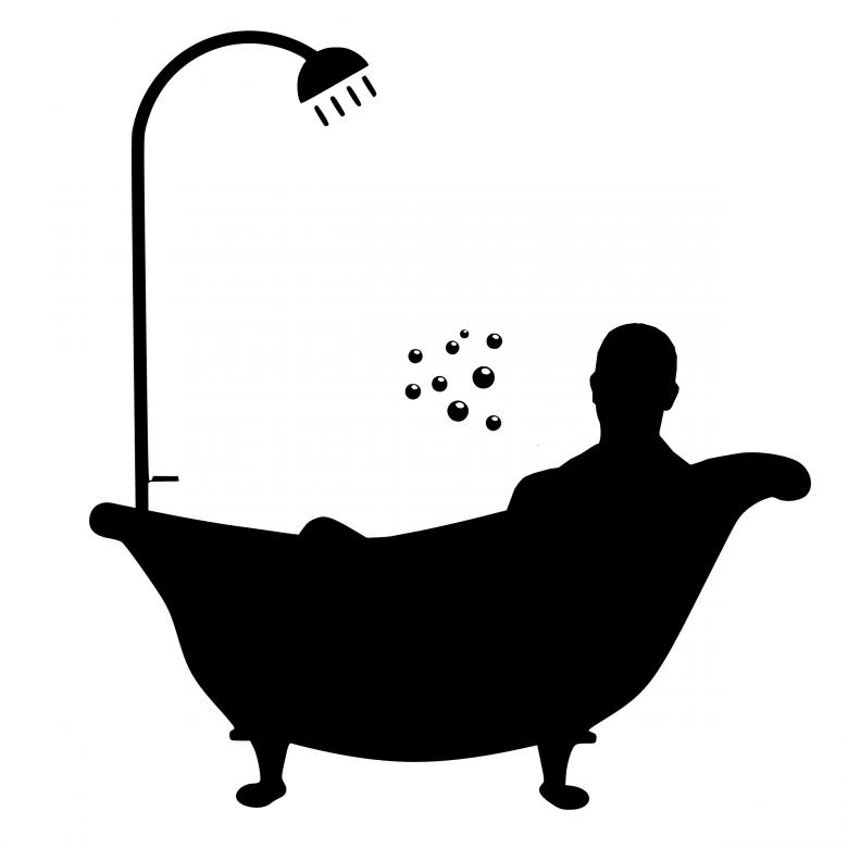 Free stock image of Man in Bathtub Silhouette created by mohamed hassan