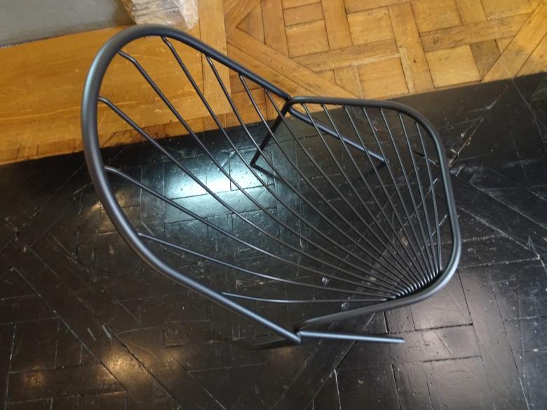 Free stock image of Designed metallic chair showed in a museum created by GAIMARD Jacques