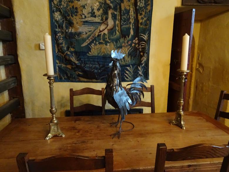 Free stock image of Proud blue iron rooster created by GAIMARD Jacques