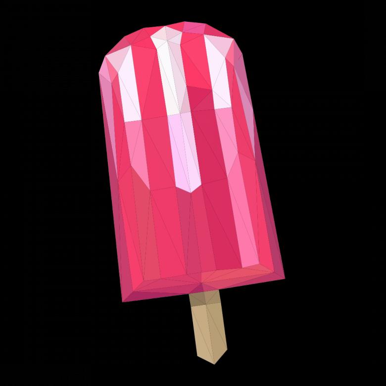 Free stock image of Polygonal Ice cream created by Helen