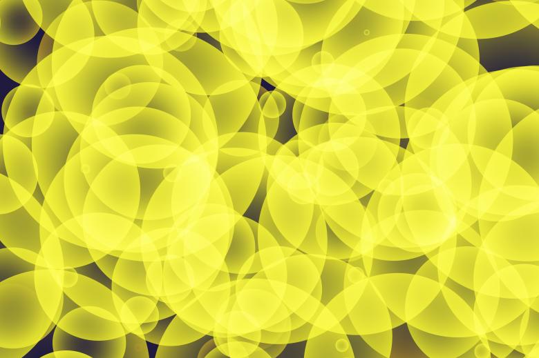 Free stock image of Yellow Abstract Bubbles Background created by Sos