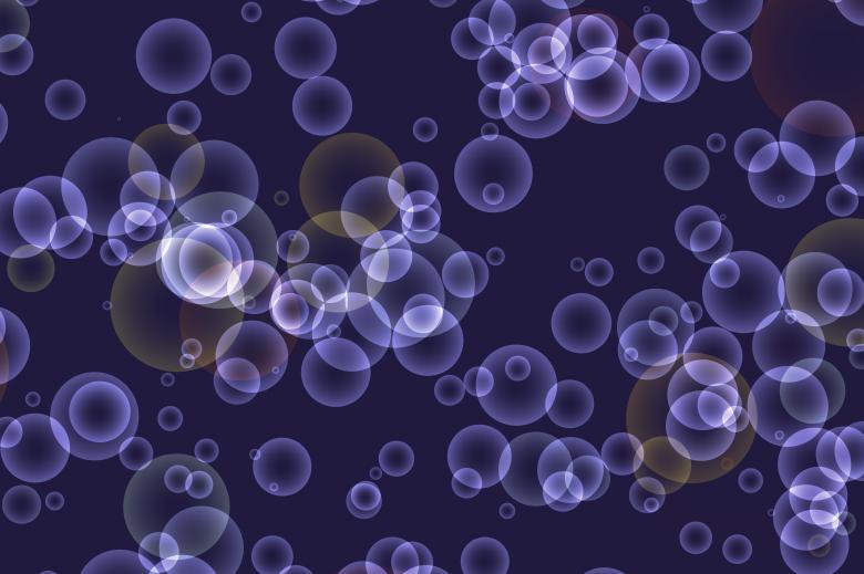 Free stock image of Blue Bokeh Background created by Sos