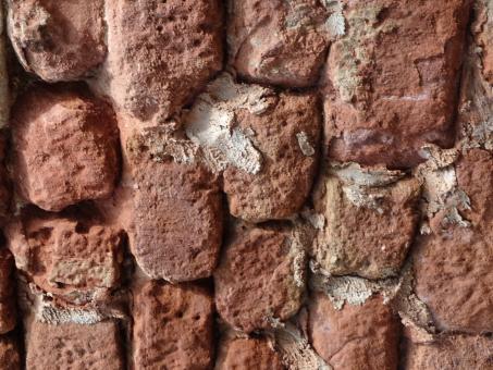 Free Stock Photo of Red sandstone wall texture