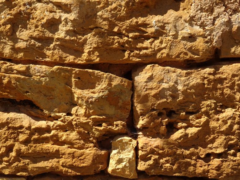 Free stock image of Ochre sandstone wall created by GAIMARD Jacques
