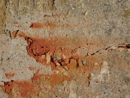 Free Stock Photo of Red sandstone wall
