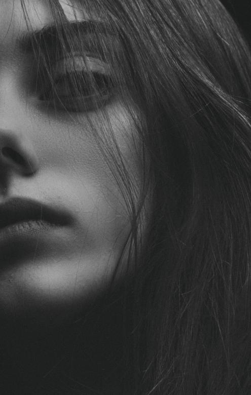 Free stock image of Dark Haired Girl Portrait created by Alexander Krivitskiy