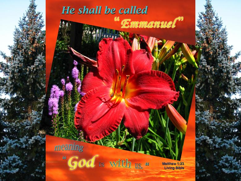 Free stock image of God With Us created by DFNatureAwed