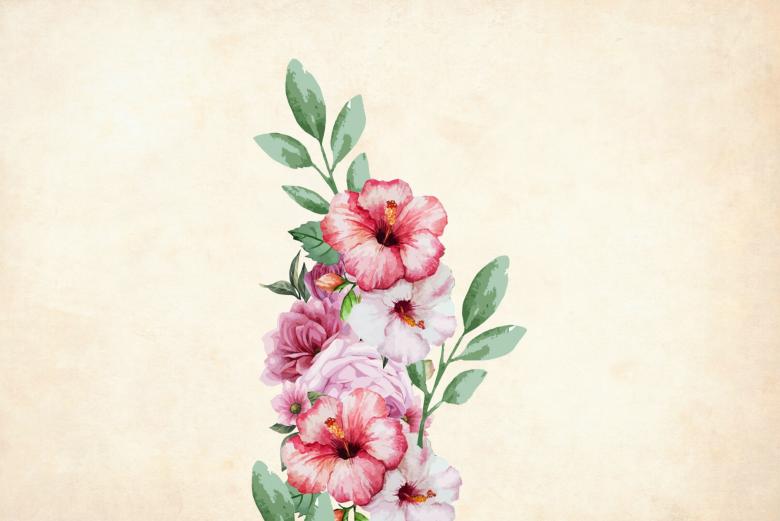 Free stock image of Vintage Grunge Flower Background created by mohamed hassan