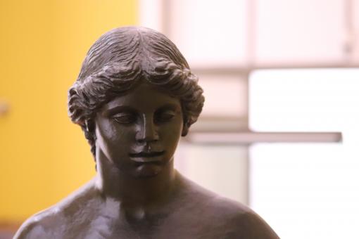 Free Stock Photo of Black bronze statue