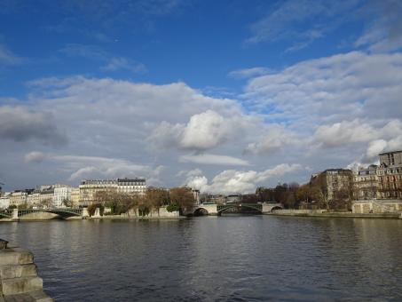 Fire in Paris, or clouds touching the ground? - Free Stock Photo