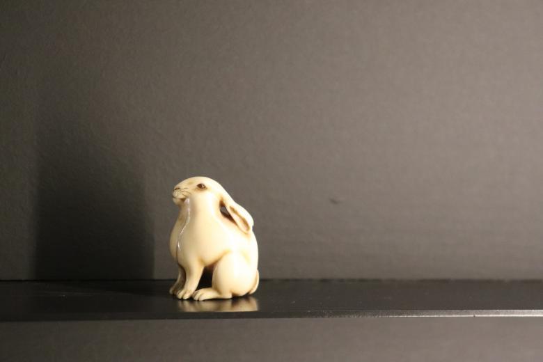 Free stock image of Japanese ivory rabbit miniature created by GAIMARD Jacques