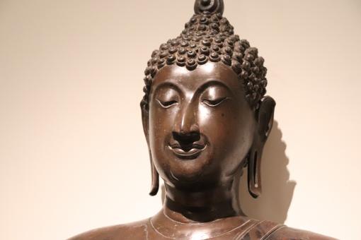 Free Stock Photo of Khmer bronze sculpture of Buddha