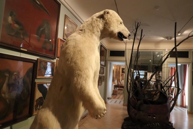 Free stock image of Mister polar bear standing in a museum created by GAIMARD Jacques