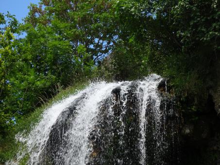 Free Stock Photo of Close-up of a waterfall in a wild landscape