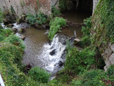 Free Stock Photo of Small waterfall in a gorgeous landscape