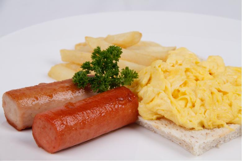 Free stock image of Breakfast - Eggs and Sausages created by Suandana Ipandemade