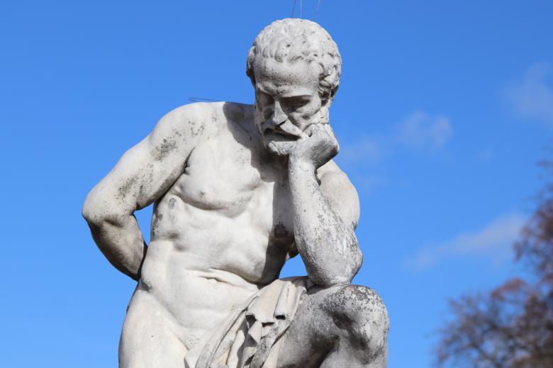 Free stock image of Stone sculpture in a public garden created by GAIMARD Jacques