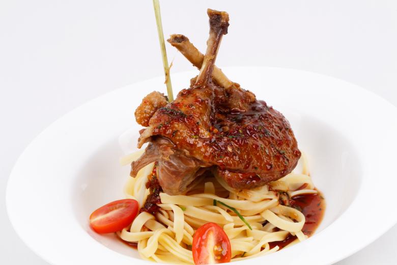 Free stock image of Pasta with Duck created by Suandana Ipandemade