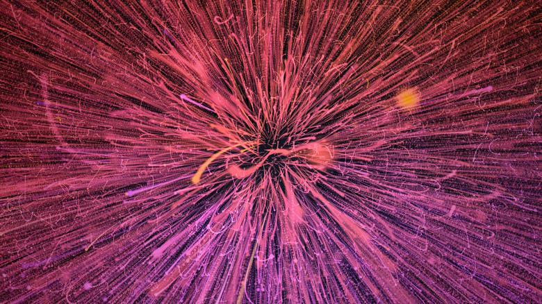 Free stock image of  Abstract digital background with particles created by Alen