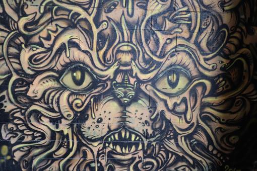 Free Stock Photo of Graffiti street art
