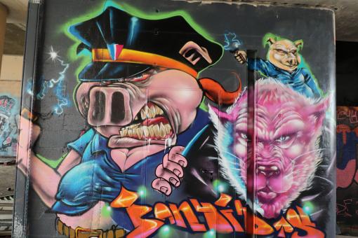 Graffiti street art - Free Stock Photo