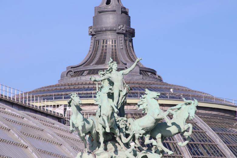 Free stock image of Huge sculpture on a Paris monument created by GAIMARD Jacques