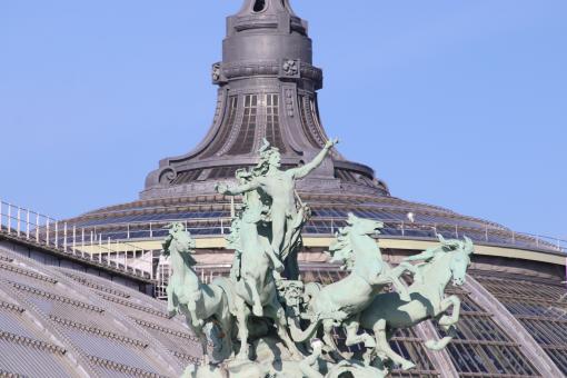Huge sculpture on a Paris monument - Free Stock Photo