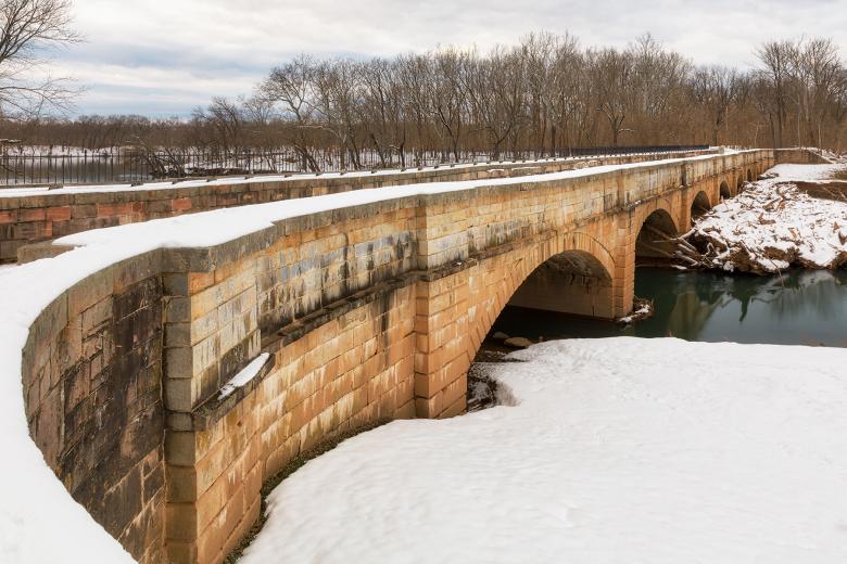 Free stock image of Monocacy Winter Aqueduct created by Nicolas Raymond
