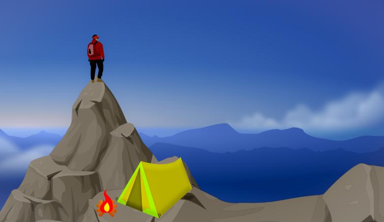 Free stock image of Hiking Camp Free Illustration created by mohamed hassan