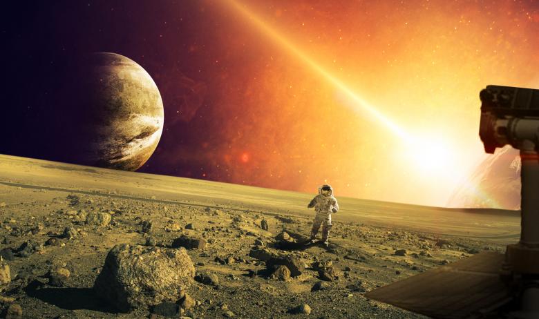 Free stock image of Moon and planet created by selim çatak