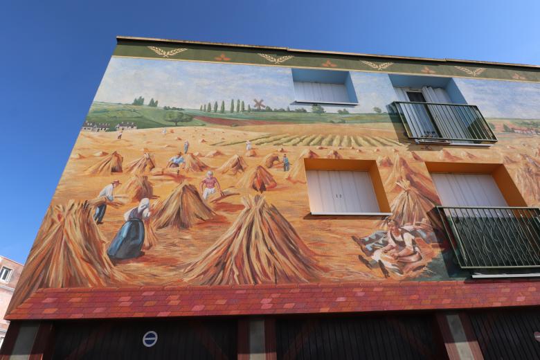Free stock image of Mural on residential building created by GAIMARD Jacques
