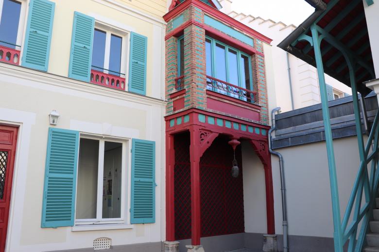 Free stock image of Nicely painted house created by GAIMARD Jacques