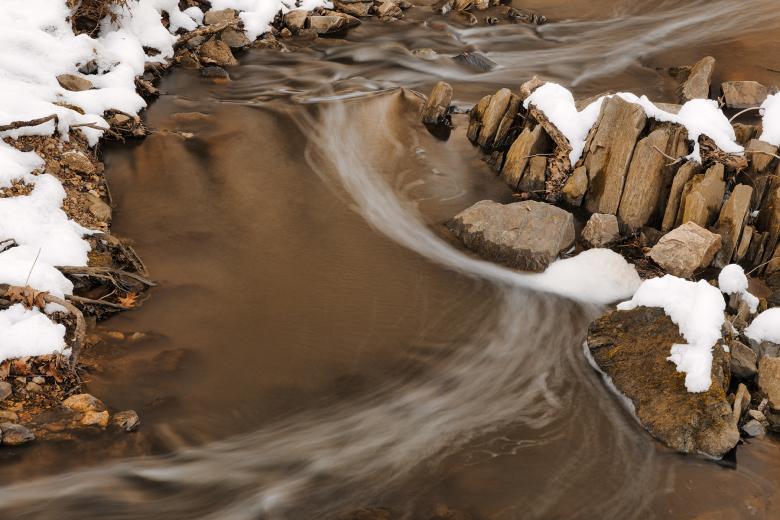 Free stock image of Winter Rock Stream created by Nicolas Raymond