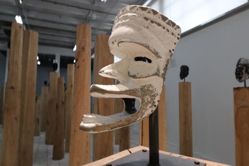 African mask in a museum - Free Stock Photo