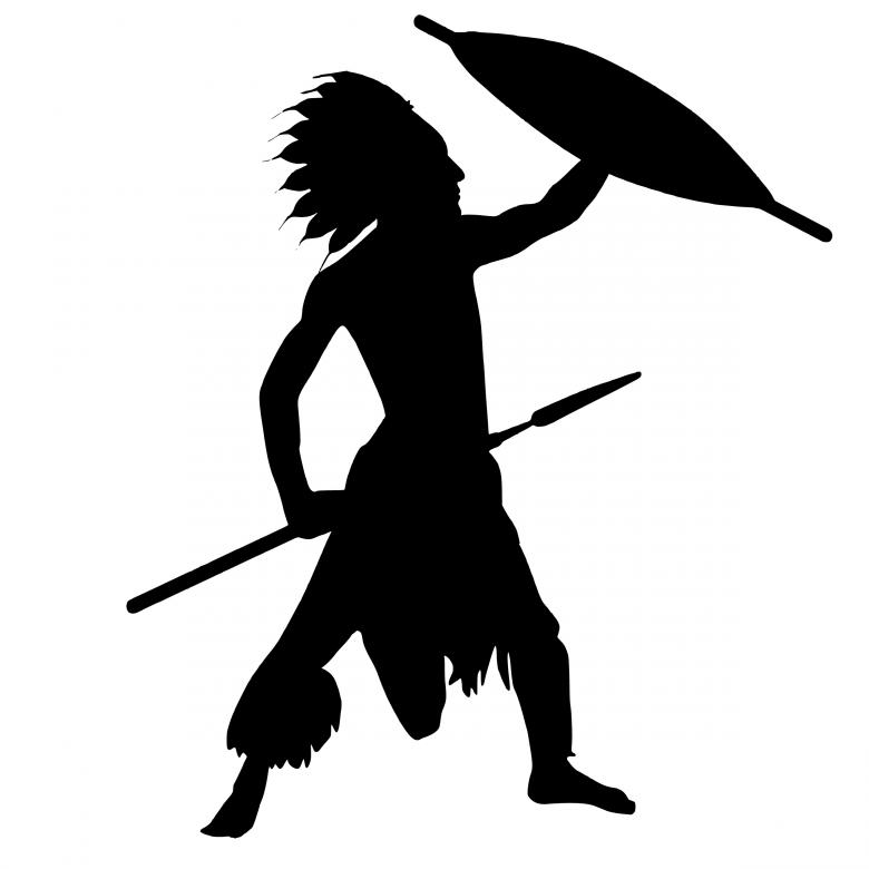 Free stock image of American Indian Silhouette created by mohamed hassan