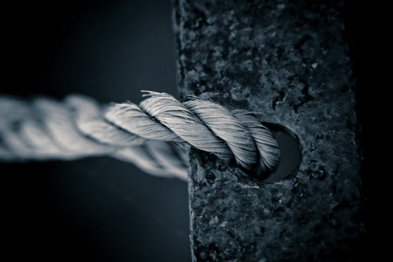 Free stock image of Rope Tied to Metal created by Bjorgvin