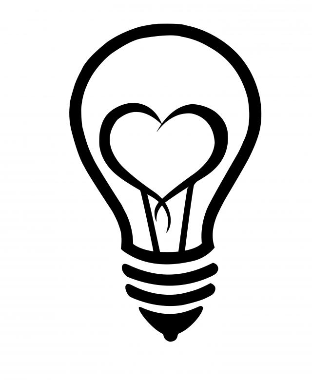 Free stock image of Love Lightbulb created by mohamed hassan