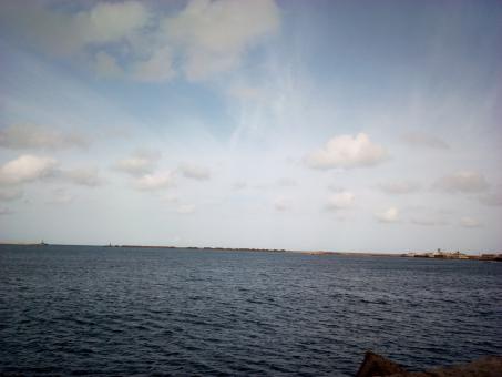 The image of the sea