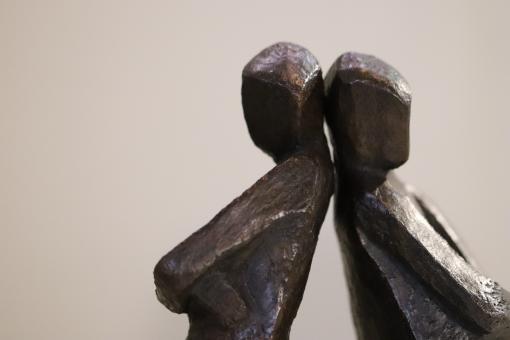 Free Stock Photo of Modern bronze figurines