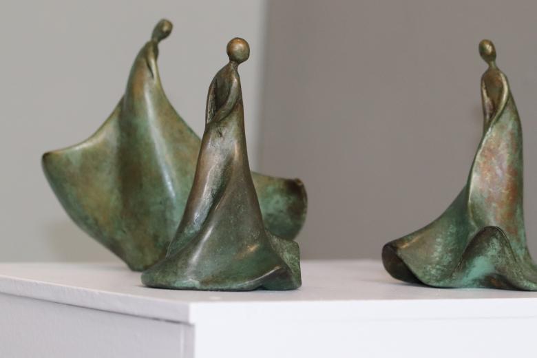 Free stock image of Modern small bronze sculptures created by GAIMARD Jacques