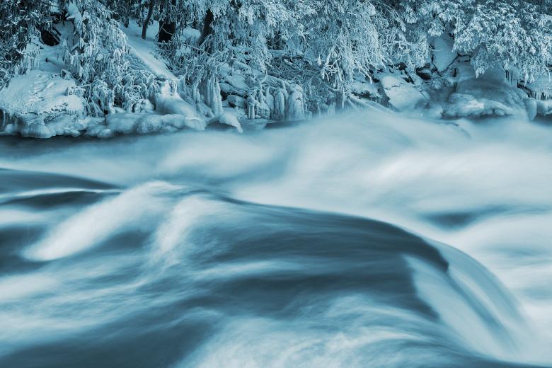Free stock image of Blue Winter Stream - Swallow Falls created by Nicolas Raymond