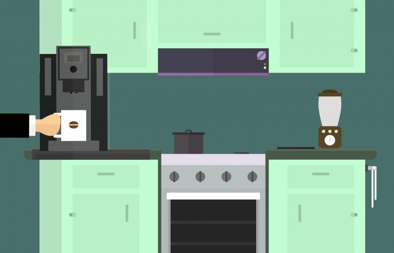 Free stock image of Coffee Machine Illustration created by mohamed hassan