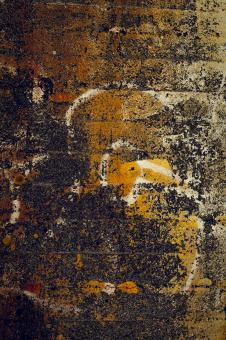 Free Stock Photo of Yellow Grunge Concrete